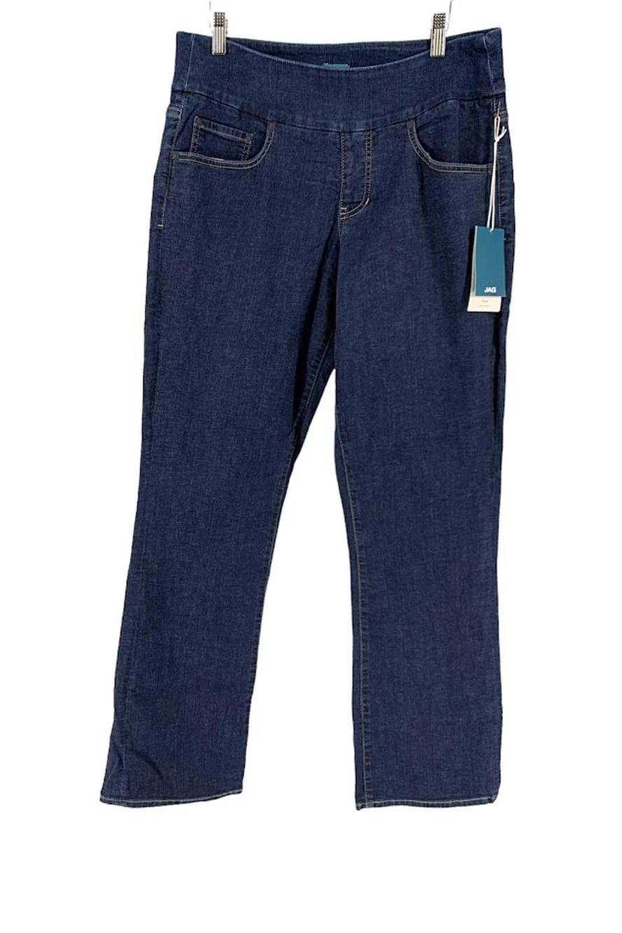 JAG Jeans Paley Mid Rise Bootcut Pull-On Jeans Ink - Regular